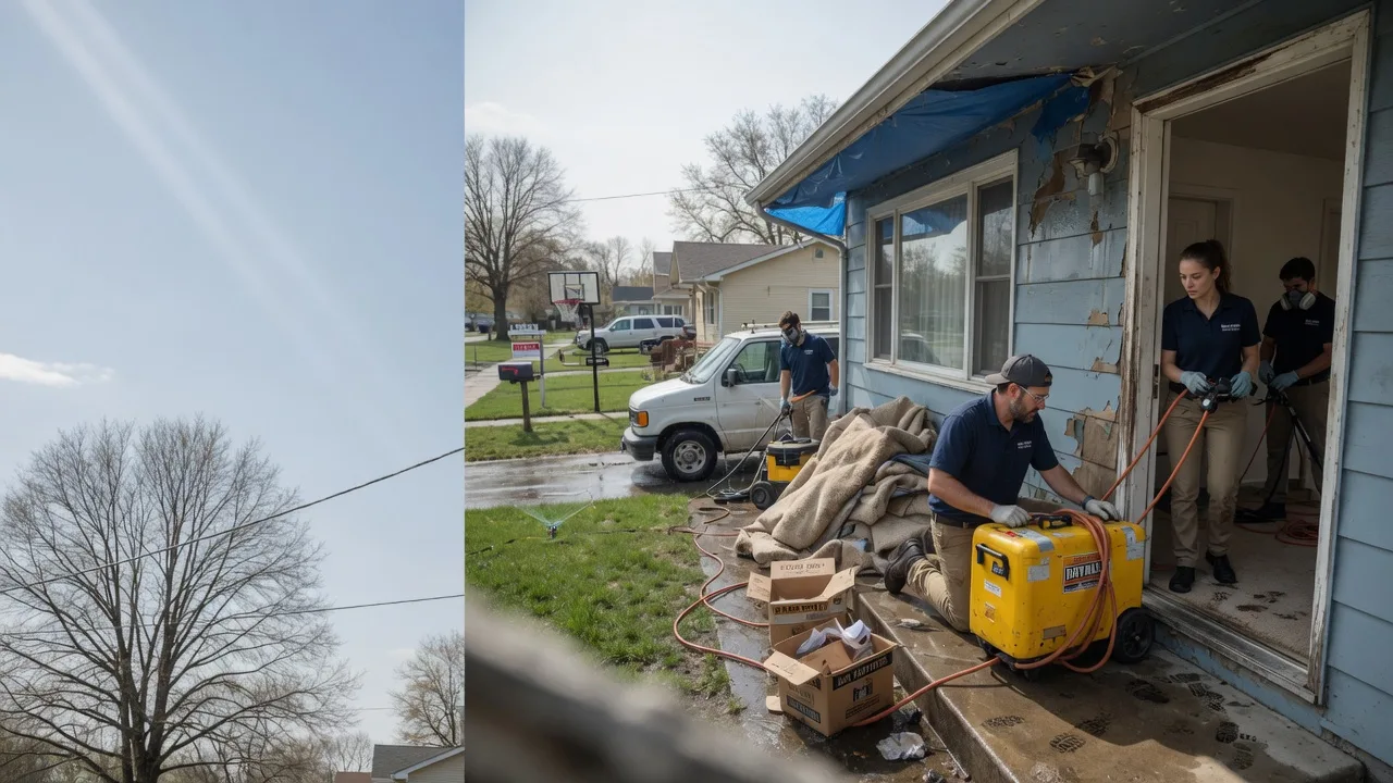 Basement Flood Cleanup in Baldwyn, MS near me